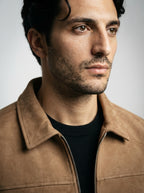 the-selborne-zip-jacket in Tan