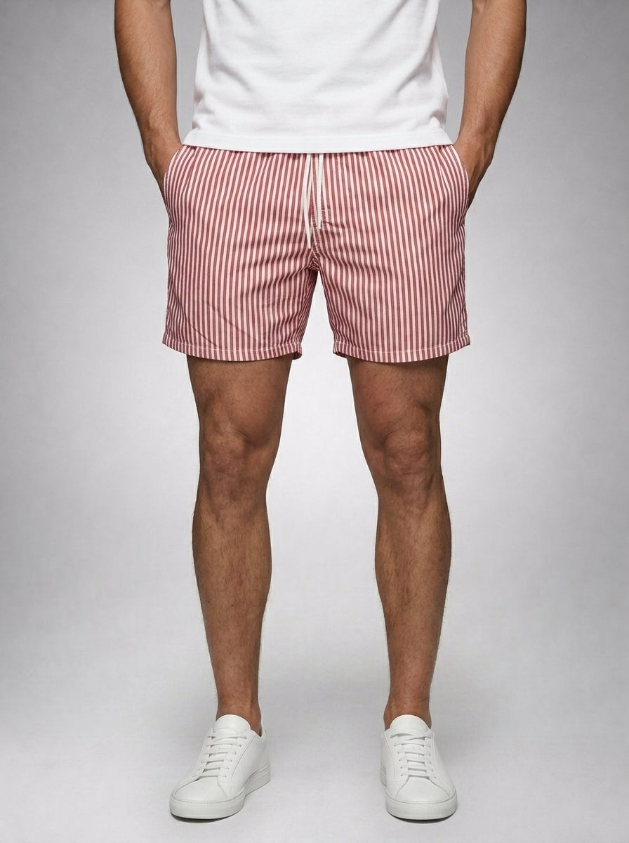 The Sidmouth Swim Short in Burgundy
