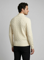 The Waverly Twist Zip Cardigan