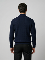 The Waverly Twist Zip Cardigan