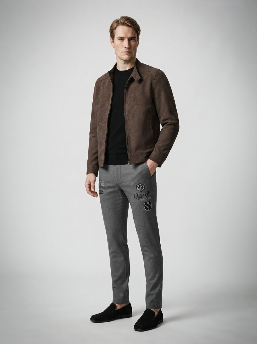 The Wetherby Zip Jacket in Brown