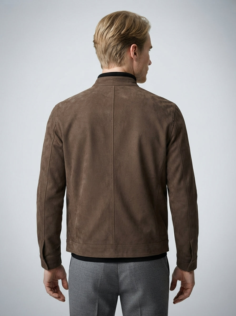 The Wetherby Zip Jacket in Brown
