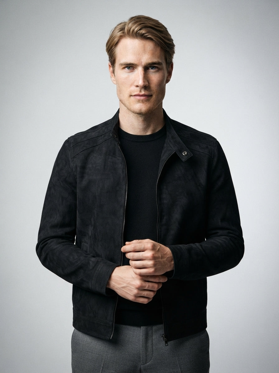 The Wetherby Zip Jacket in Black