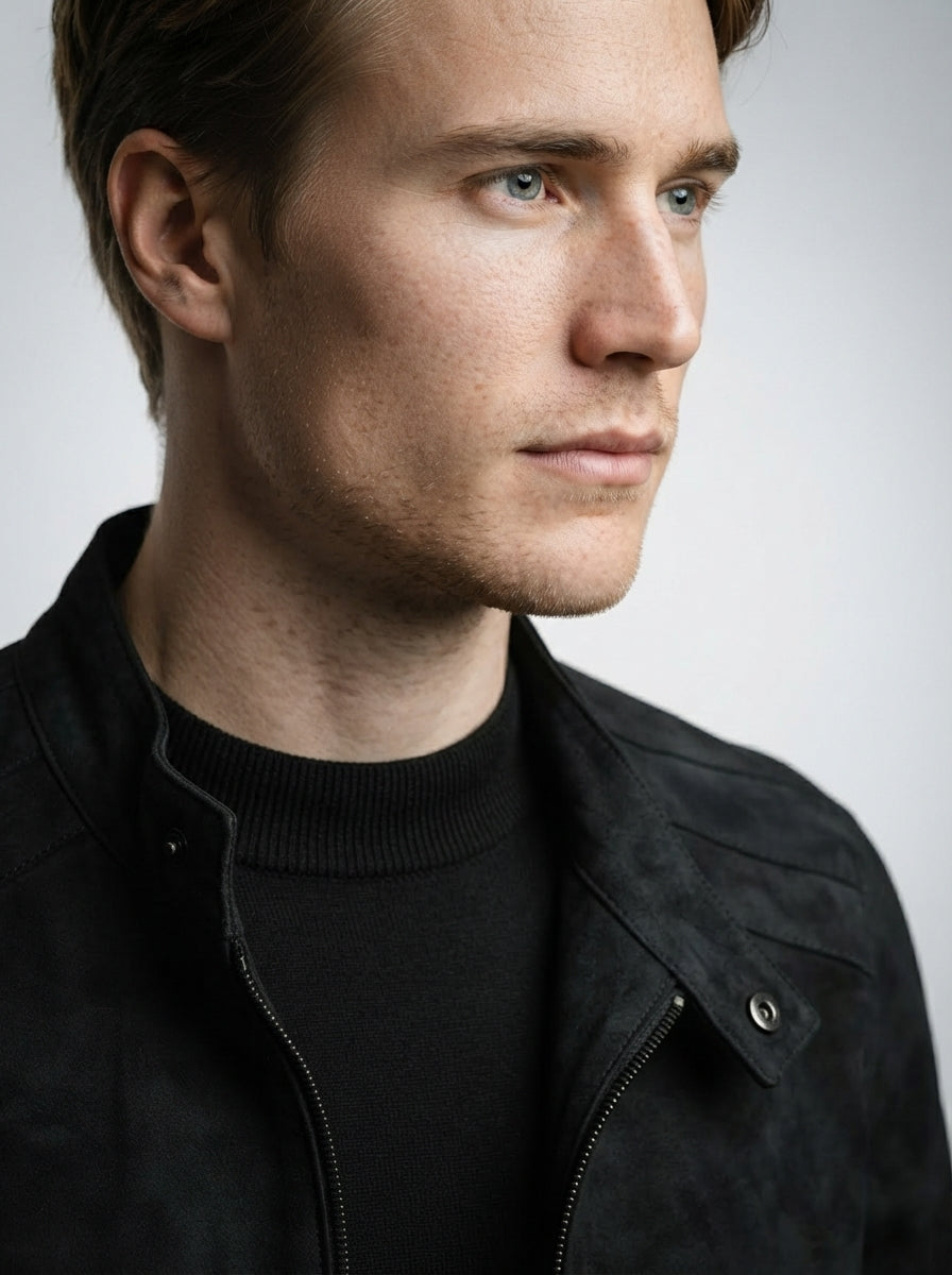 The Wetherby Zip Jacket in Black
