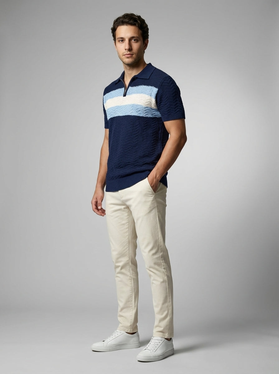 The Trevane Zip Polo