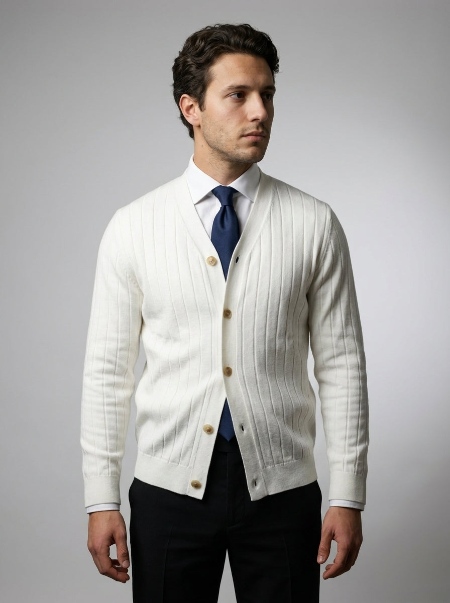 The Ashworth Rib Cardigan — product image