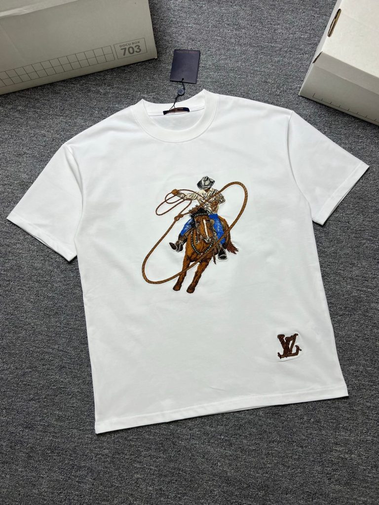 Rodeo T-Shirt in white and multicolour