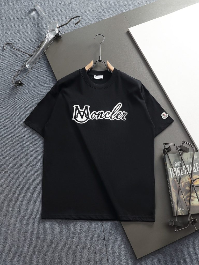 Monogram Script T-Shirt in black and white