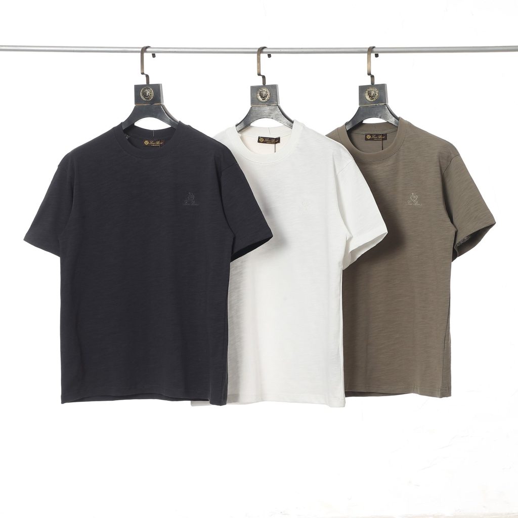 My-T T-Shirt in black, white and olive