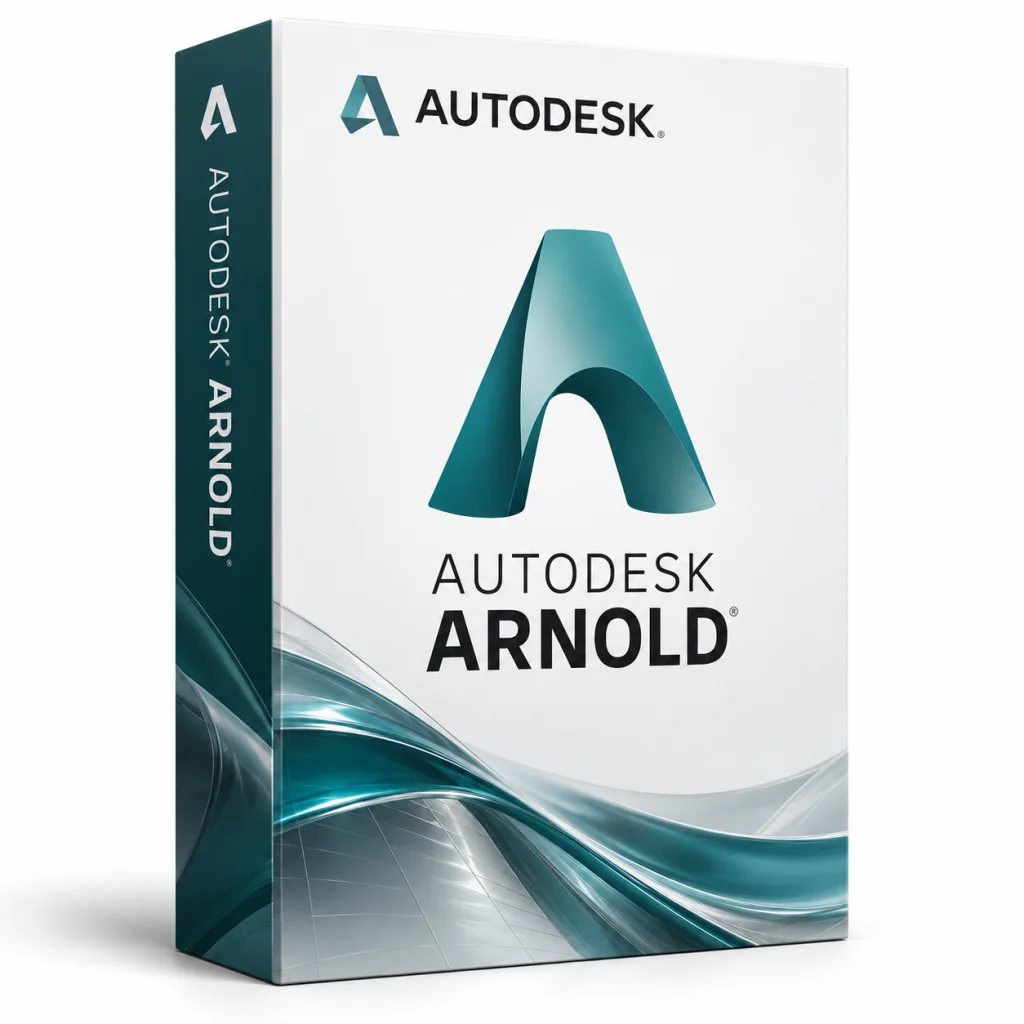 Autodesk Arnold software box on white