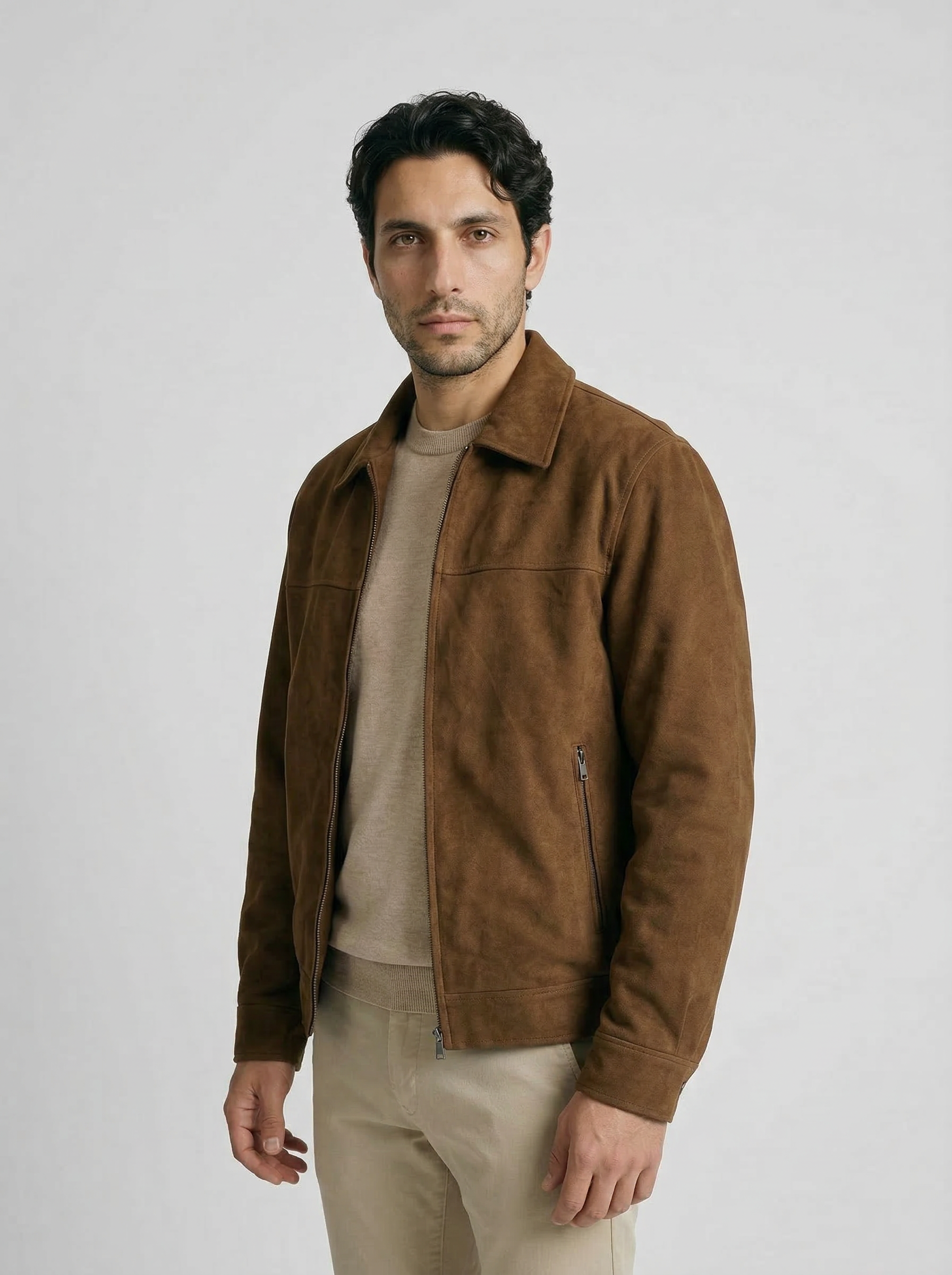 The Hargrove Suede Jacket — product image