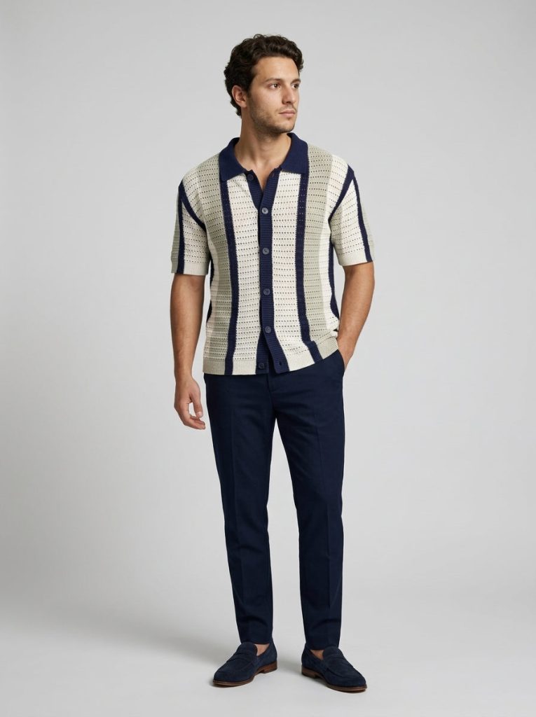 Cream/Navy / S, Cream/Navy / M, Cream/Navy / L, Cream/Navy / XL, Cream/Navy / 2XL,