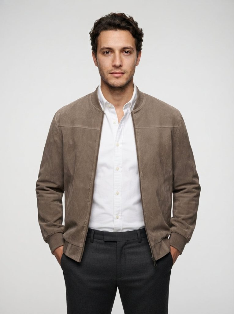 The Wardour Blouson in Taupe