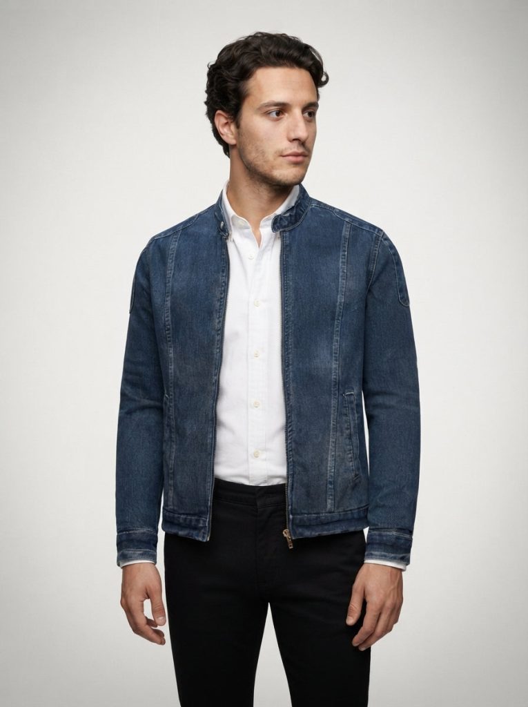 The Bramfield Zip Jacket in Blue