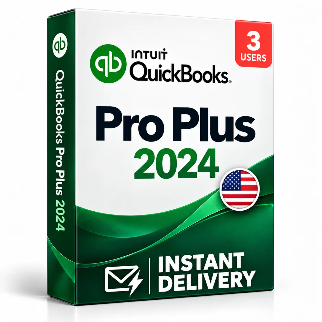 QuickBooks Pro Plus 2024 for 3 users