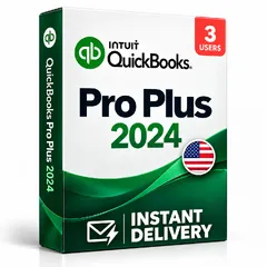QuickBooks Pro Plus 2024 – 3 Users - Digital License software