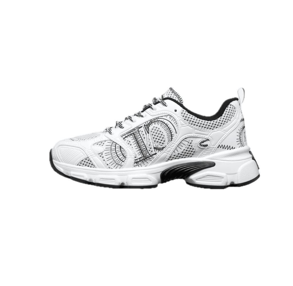 B30 Sneakers in white and silver